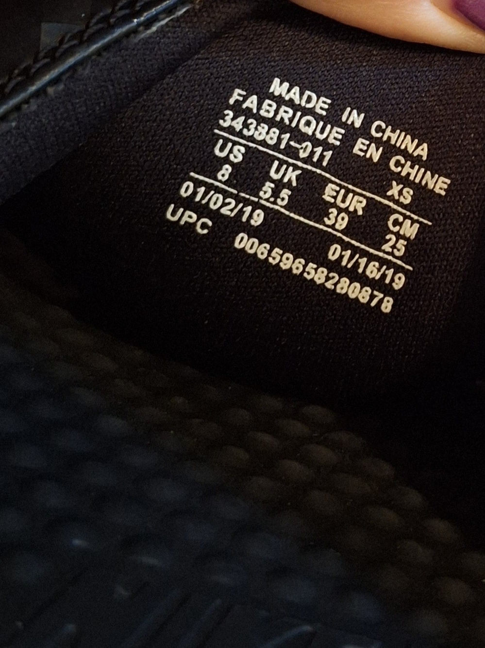 Womens Nike Black Slides with White Swoosh. SZ 8 - Picture 3 of 8